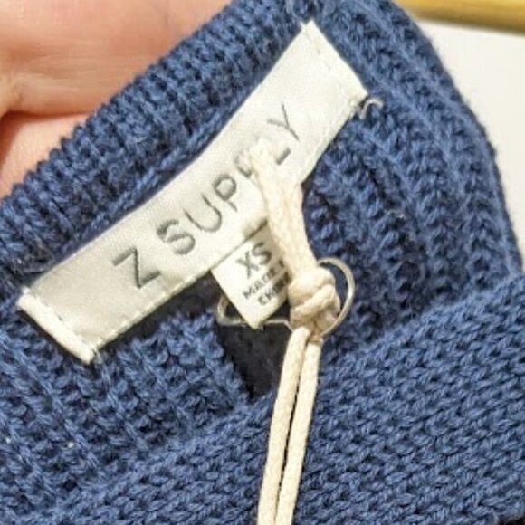 NWT Z Supply | Elsa knit camisole in Midnight Blue - Picture 4 of 9
